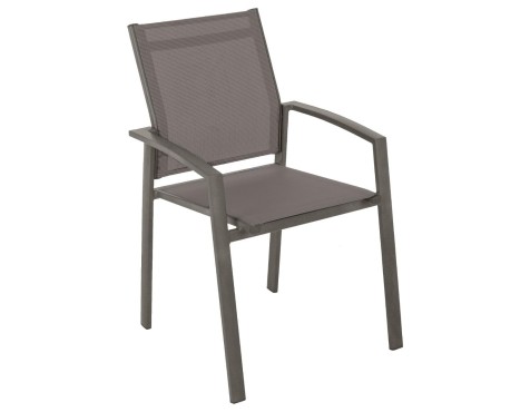 Silla Jardín Apilable Axiome Taupé