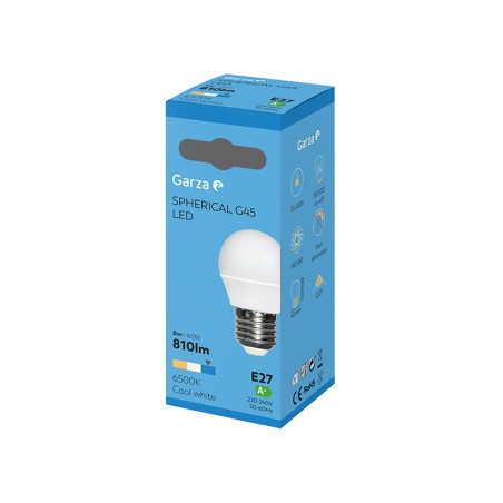Bombilla Led Esférica Garza Luz Fría