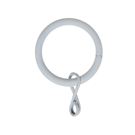 Anelles Cortina Metàl·Liques Blanques Nordic (8un)