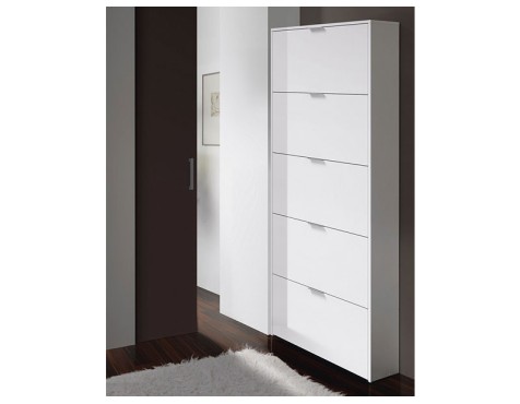 Mueble Zapatero Maelys 5 Trampones Blanco