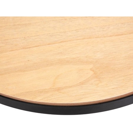 Mesa Auxiliar Salón Con Reloj Integrado