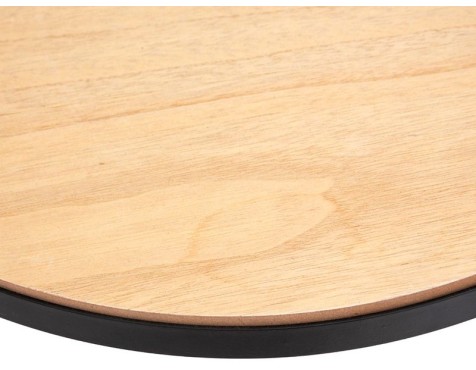 Mesa Auxiliar Salón Con Reloj Integrado