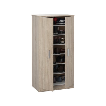 Mueble Zapatero Basic 6 Estantes Roble Canadian