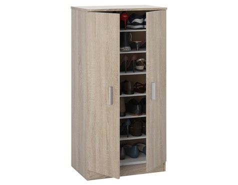 Mueble Zapatero Basic 6 Estantes Roble Canadian