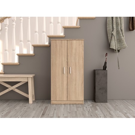 Mueble Zapatero Basic 6 Estantes Roble Canadian