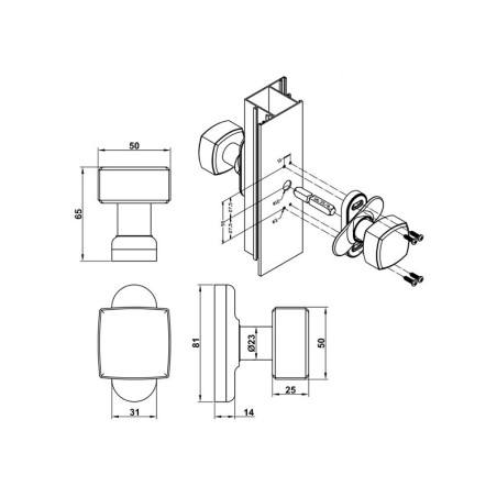 Joc Poms Porta Amig 6807 Alumini
