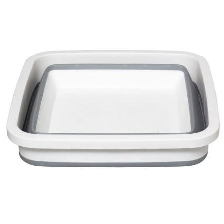 Cistella Plegable Blanca I Gris