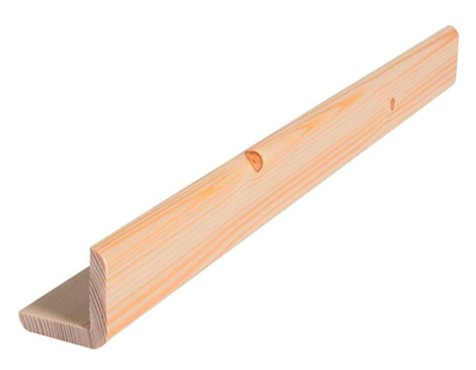 Cantonera De Madera Abeto Barnizado