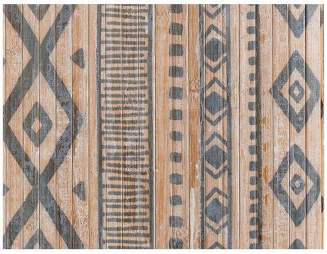 Catifa Bambú Natural Etnic Blanc I Gris
