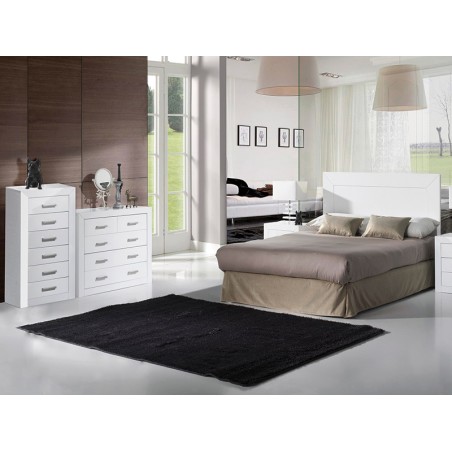 Cómoda 4 Cajones Blanco Lacado