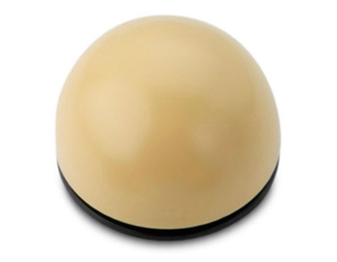 Tope Puerta Adhesivo Flexible Beige (2un)