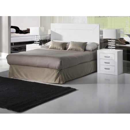 Cómoda 4 Cajones Blanco Lacado