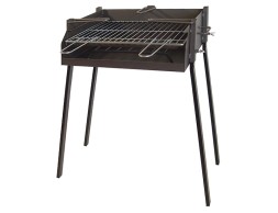 Barbacoa Cuadrada Con Soporte Paellero