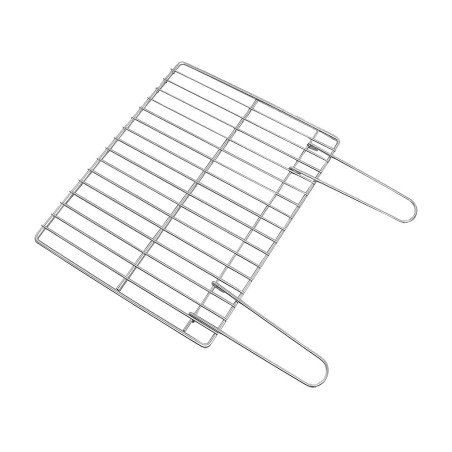 Barbacoa Cuadrada Con Soporte Paellero