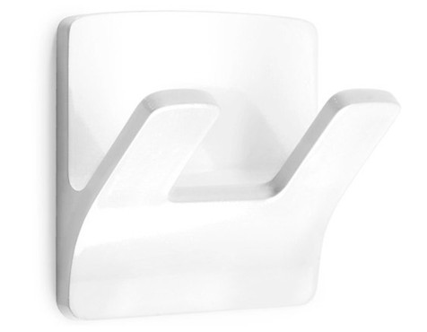 Colgador Baño Water Resistant Rama Doble Blanco