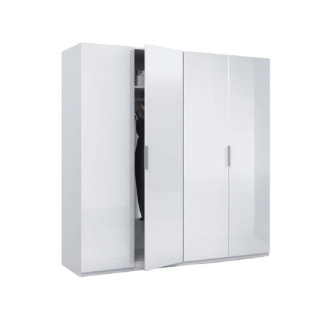 Armario 4 Puertas Max Blanco Brillante