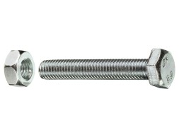 Tornillo Hexagonal Con Tuerca Din 933 (25un)