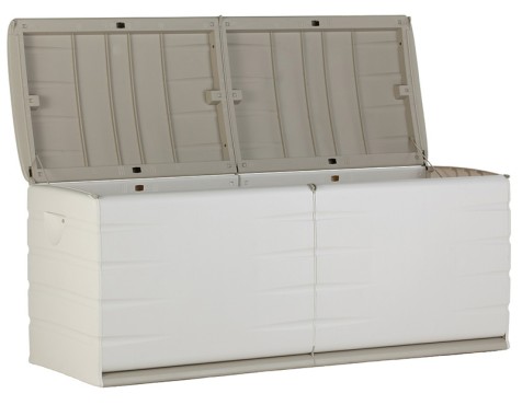 Baúl Exterior Resina Beige Chocolate