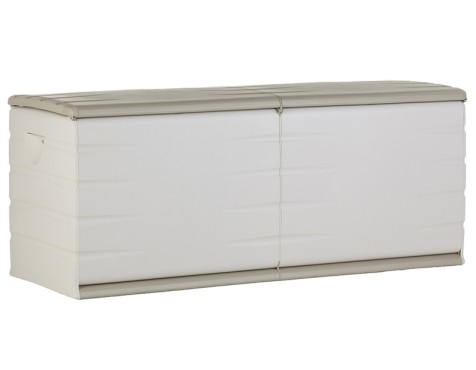 Baúl Exterior Resina Beige Chocolate