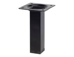 Pata Mueble Acero Cuadrada Negra 25X25X100Mm