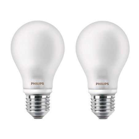 Bombilla Led Estándar Philips Luz Cálida 2un