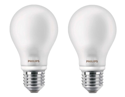 Bombilla Led Estándar Philips Luz Cálida 2un