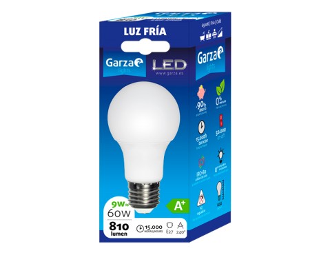 Bombilla Led Estándar Garza Luz Fría