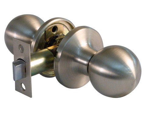 Juego Pomos Puerta De Paso 611 Latón Cromado