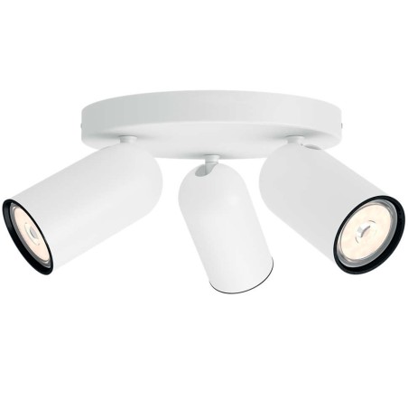 Plafó 3 Focus Led Philips Pongee Blanc