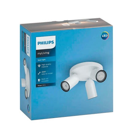 Plafó 3 Focus Led Philips Pongee Blanc