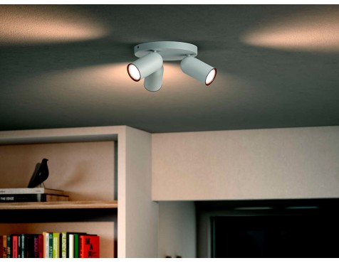 Plafó 3 Focus Led Philips Pongee Blanc