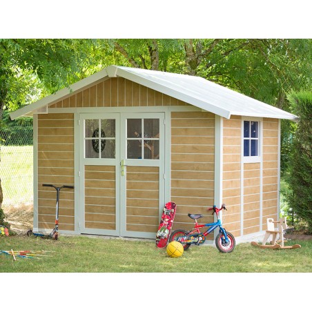 Caseta De Jardín En Resina Deco Sherwood Roble