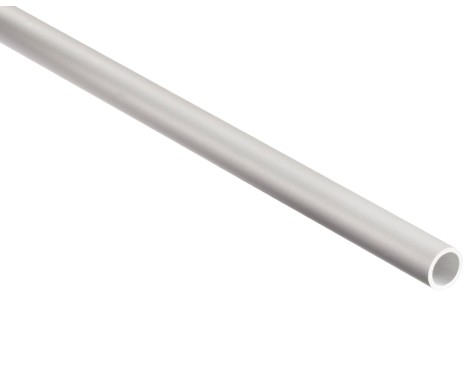 Tubo Redondo Aluminio Anodizado Plata