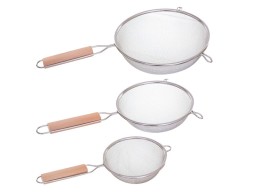 Coladors Acer Inoxidable Fusta (3 Un)