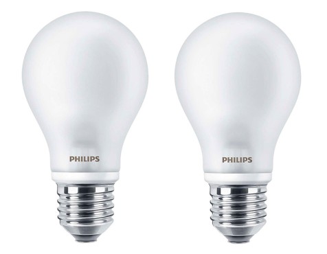 Bombilla Led Estándar Philips Luz Cálida 2un