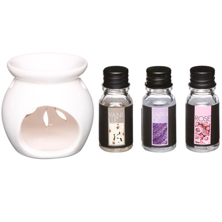 Cremador D'essència Floral + 3 Essències