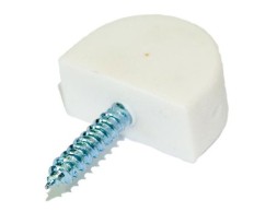 Porta-Estant Semicircular Blanc (8un)
