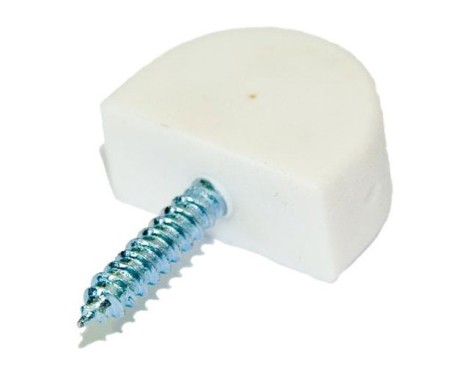 Porta-Estant Semicircular Blanc (8un)
