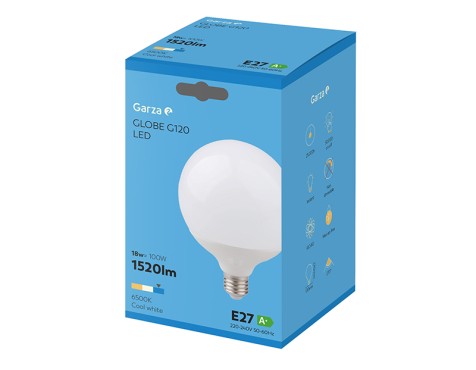Bombeta Led Globus Garza Llum Freda