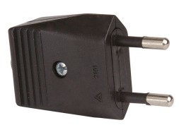 Clavija Salida Recta Negro