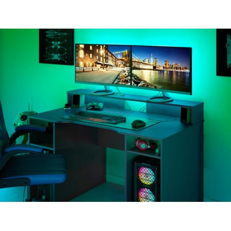 Mesa Escritorio Gamer Gris Antracita