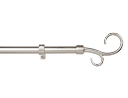 Barra Cortina Extensible Doble Bàcul Plata