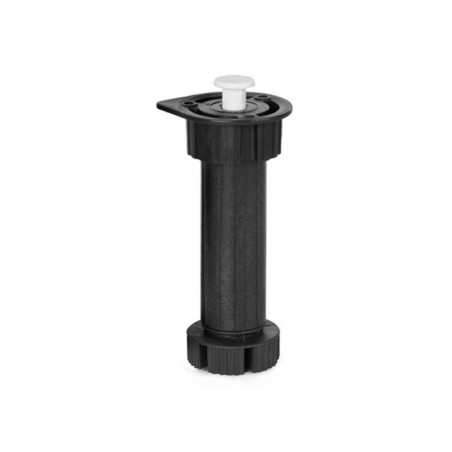 Pata Mueble Cocina Abs Negra (4un) Ø34X132-220