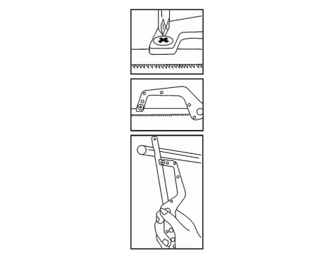 Mini Serrucho De Aluminio