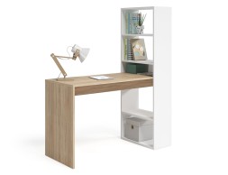 Escritorio Gio Plus Roble Canadian Blanco Artik