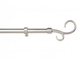 Barra Cortina Extensible Doble Bàcul Plata