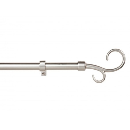 Barra Cortina Extensible Doble Bàcul Plata