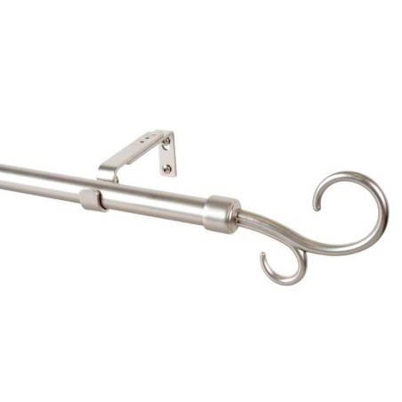 Barra Cortina Extensible Doble Bàcul Plata