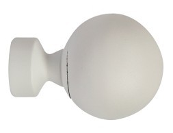 Terminal Cortina Esfera Blanco Loft