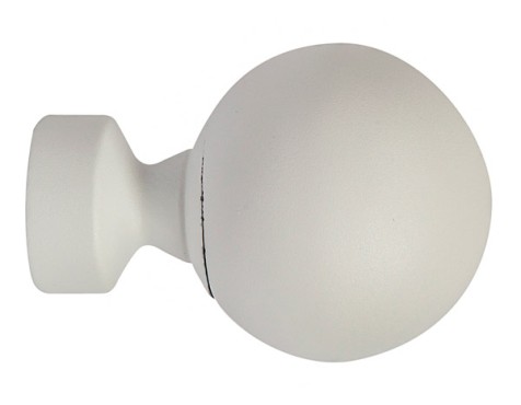 Terminal Cortina Esfera Blanco Loft